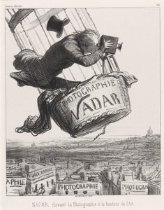 Nadar Elevating Photography to the Height of Art by Honoré Daumier