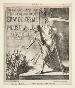 No! My Children! by Honoré Daumier