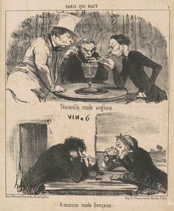 New English Fashion by Honoré Daumier