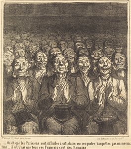 They Say That Parisians... by Honoré Daumier
