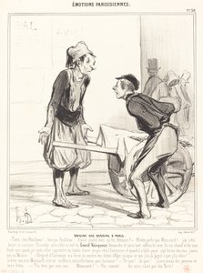 Origin of the Bedouins in Paris by Honoré Daumier