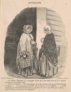 Yes, Madame Chaboulard... by Honoré Daumier