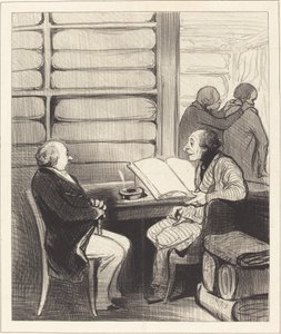 Yes, my dear Mr. Badoulard, I am going... by Honoré Daumier