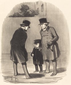 Oui, monsieur Chapuzot... by Honoré Daumier