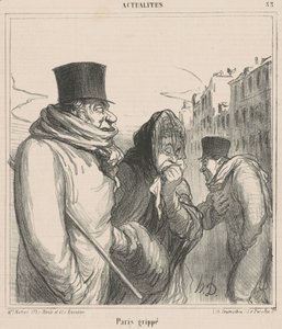 Paris with Influenza by Honoré Daumier
