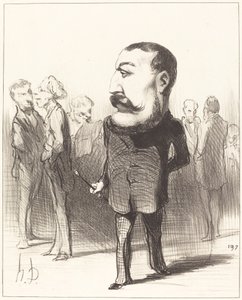 Pierre-Napoléon Bonaparte by Honoré Daumier
