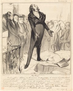 Filial Piety by Honoré Daumier