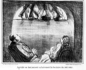 Pleasant view enjoyed exclusively by the tenants of the basements, taken from 