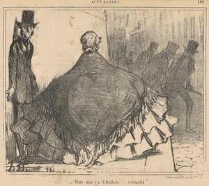 More Than That of Balloon... Excuse! by Honoré Daumier