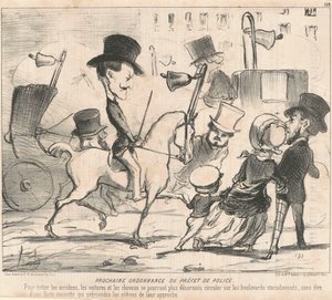 Next Ordinance of the Police Prefect by Honoré Daumier