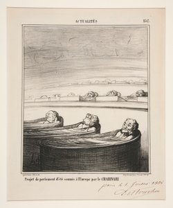 Project of Parliament by Honoré Daumier