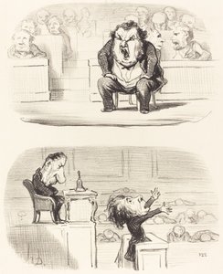 When a Boring Speaker Takes the Podium by Honoré Daumier