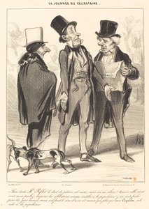 No Doubt Mr. Riflot the Right... by Honoré Daumier