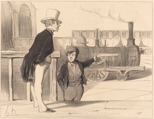 Is my machine good? I believe so... by Honoré Daumier