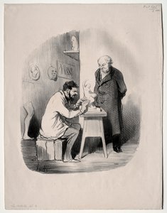 The Artists, plate 2: You must model me in this manner one day