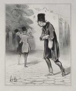 The Collector of Cigar Stubs by Honoré Daumier
