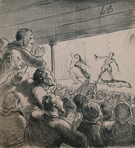 The Drama by Honoré Daumier