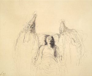 The Imaginary Invalid by Honoré Daumier