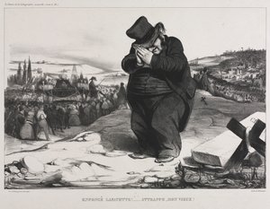 The Monthly Association (plate 22): Failed Lafayette! It Serves You Right, My Old Friend! by Honoré Daumier