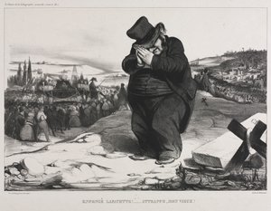 The Monthly Association Plate 22: Failed Lafayette! It Serves You Right, My Old Friend! by Honoré Daumier