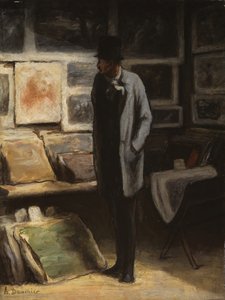 The Print Collector by Honoré Daumier