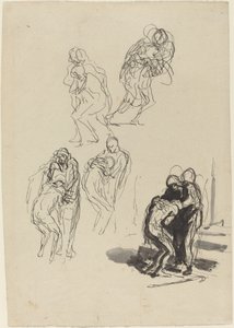 The Prodigal Son by Honoré Daumier