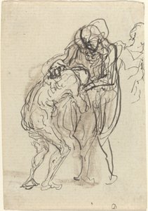 The Prodigal Son by Honoré Daumier