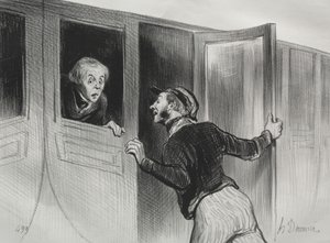 The Railroads, Plate 11: The Hazard of Sleeping on a Journey