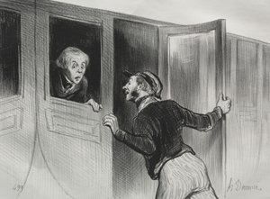 The Railroads, plate 11: The Hazard of Sleeping on a Journey