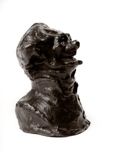 The busts loads of the Celebrites of the Right Middle Caricature by Charles Philipon (Philippon), director of the Caricature and the Charivari. Journalist. The laughter edente. Sculpture by Honore Daumier (1808-1879) 19th century
