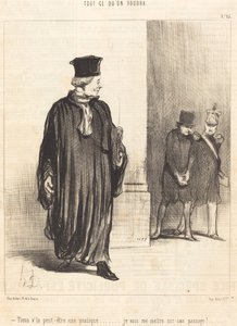 Here, Maybe a Customer by Honoré Daumier
