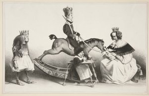 Three High and Mighty Mustards and Mustardesses Legitimate by Honoré Daumier