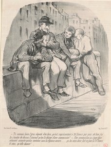 You Know the Big Deputy Opposite by Honoré Daumier