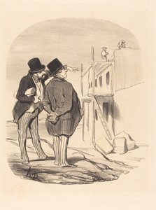 Two Men Amid Ruins