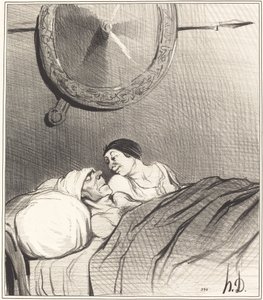 Ulysses and Penelope by Honoré Daumier