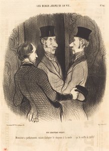 A New Hat by Honoré Daumier