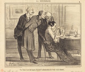 A Fake Japanese Vase Making... by Honoré Daumier