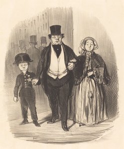 A Young Man Who is the Hope... of the Badinguet Family by Honoré Daumier