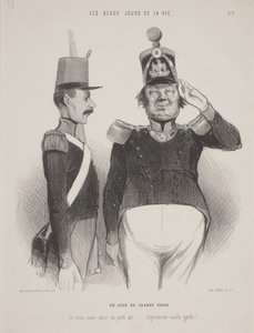 A Day of Great Ceremony by Honoré Daumier