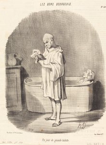 A Day of Great Toilette by Honoré Daumier