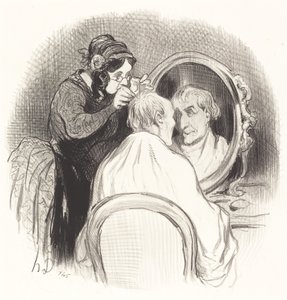 A Gentleman Rejuvenated Too Much by Honoré Daumier
