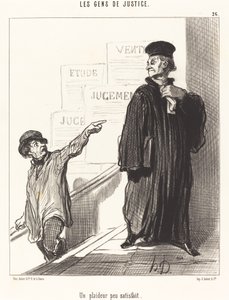 A Dissatisfied Litigant by Honoré Daumier