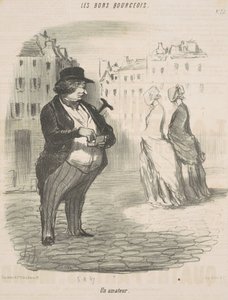 An Amateur by Honoré Daumier