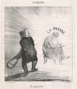 A Parricide by Honoré Daumier
