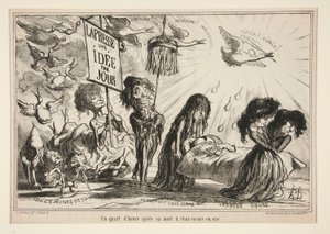 A Quarter of... by Honoré Daumier
