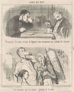 A Drink That Never Goes to Your Head by Honoré Daumier