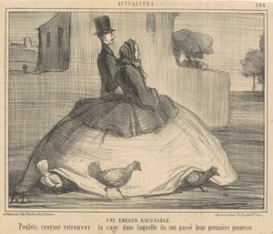 An Excusable Error by Honoré Daumier