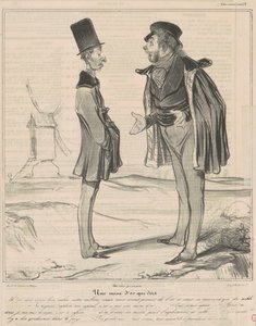 A Sleeping Gold Mine by Honoré Daumier