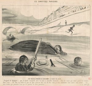 A New Way to Descend the River of Life by Honoré Daumier