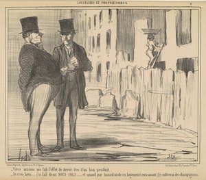Your House Makes Me Feel Like... by Honoré Daumier